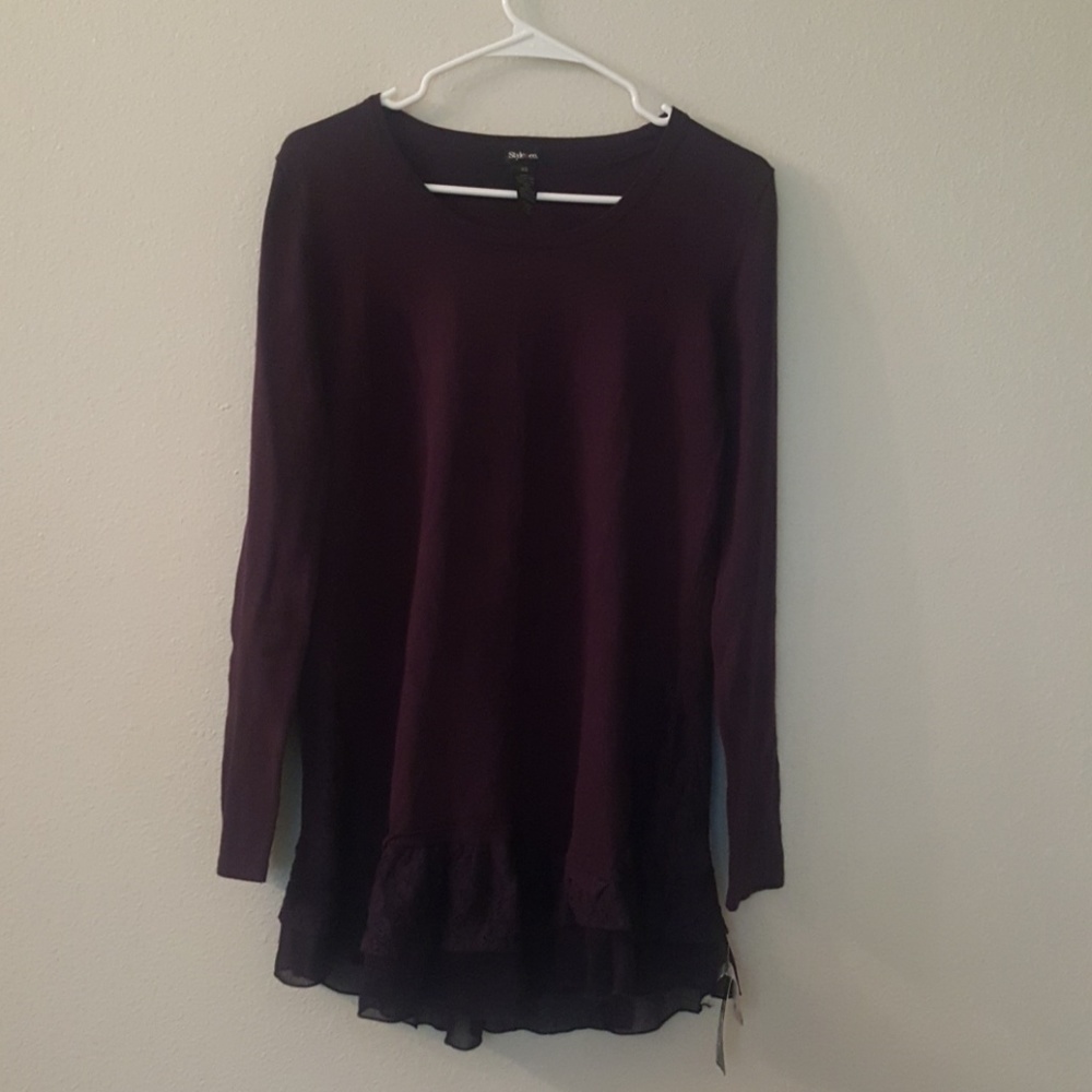 TUNIC DARK GRAPE Size: X SMALL